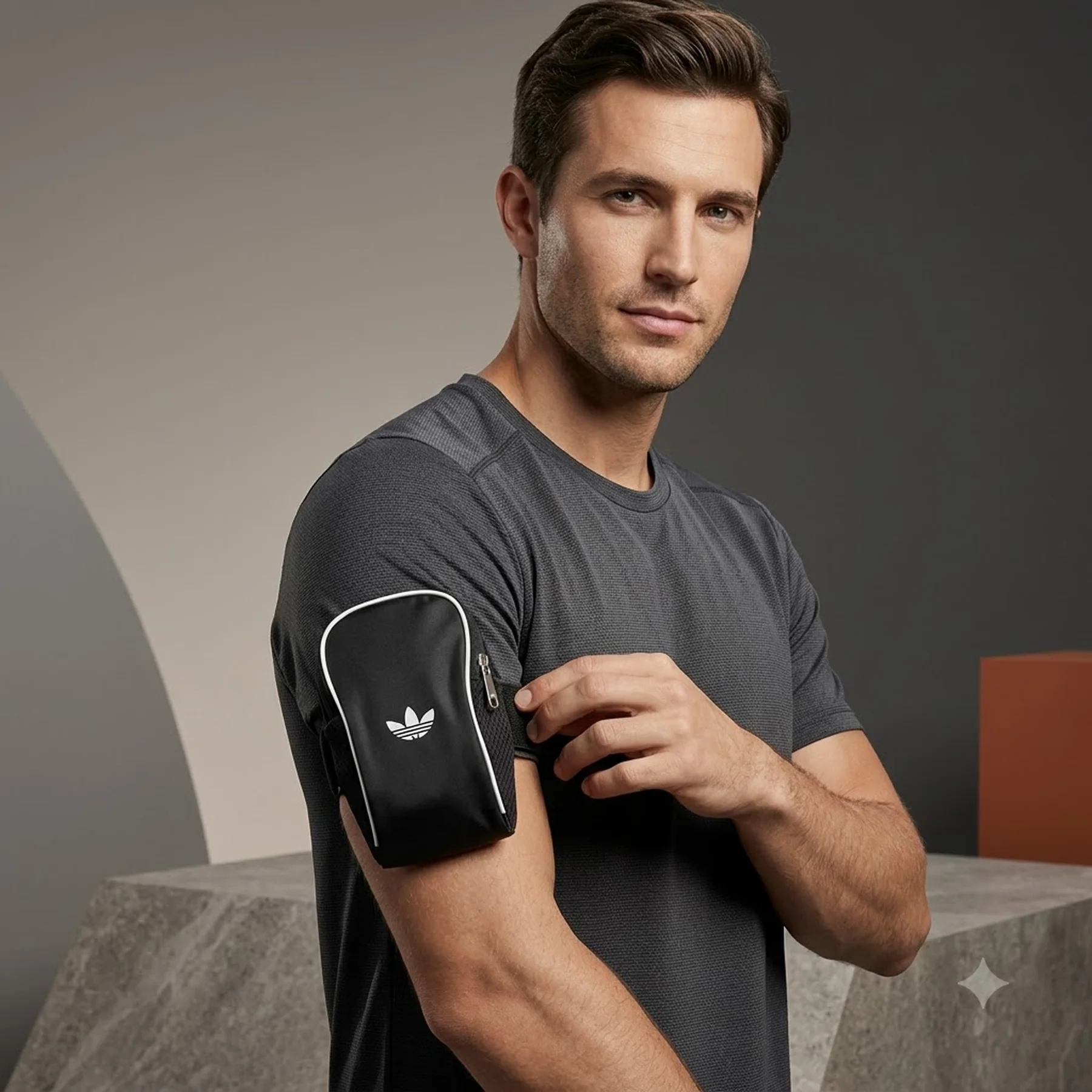 Сумка слінг Adidas з логотипом 1159833666 (Чорний One size)