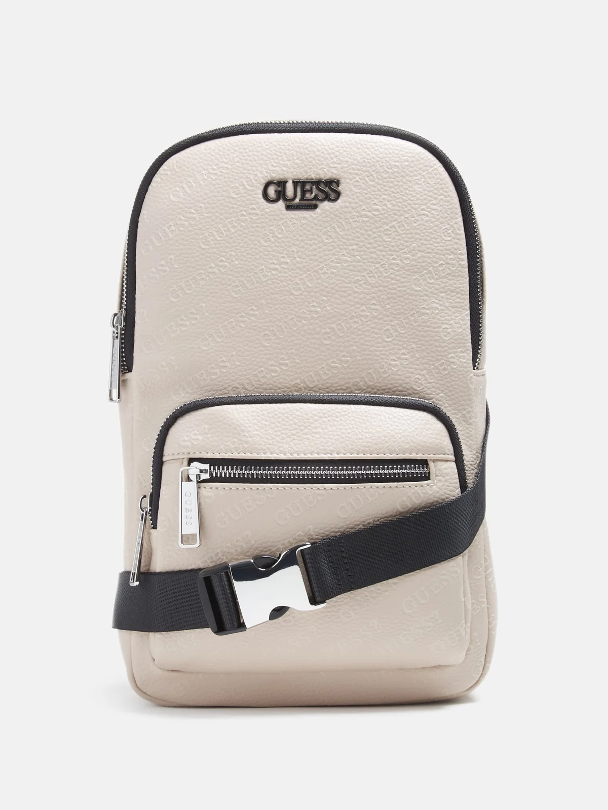 Сумка слінг Guess з логотипом 1159794482 (Бежевий, One size)