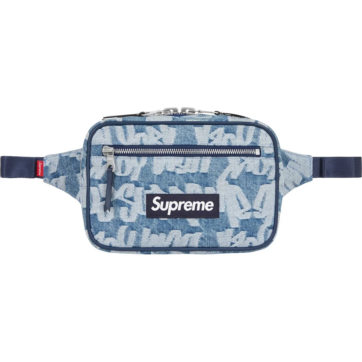 Сумка Supreme Fat Tip Jacquard Denim Waist Bag