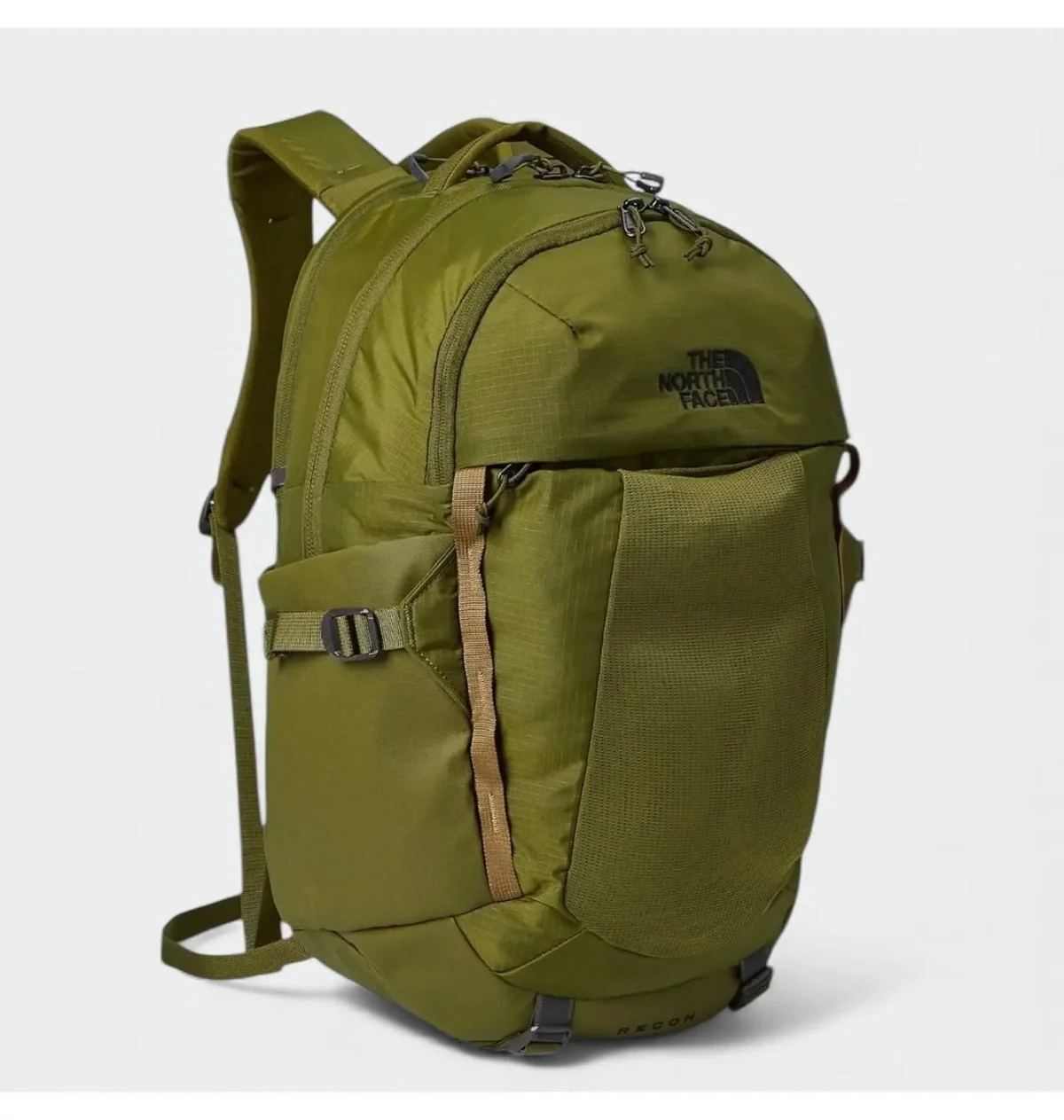 The North Face Recon Backpack Asphalt Grey Li Forest Olive/Utility Brown