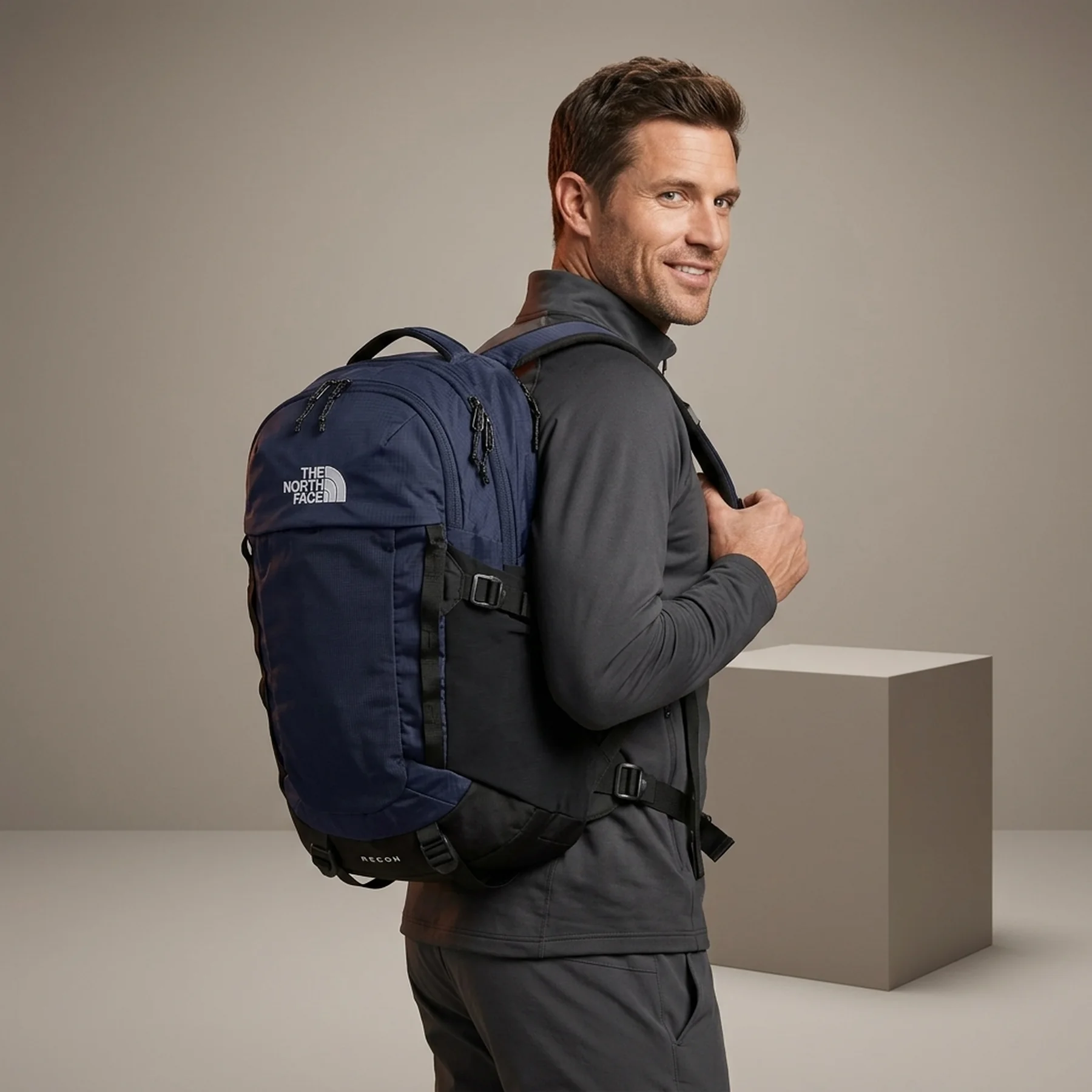 The North Face Recon Backpack TNF Navy/TNF Black-NPF