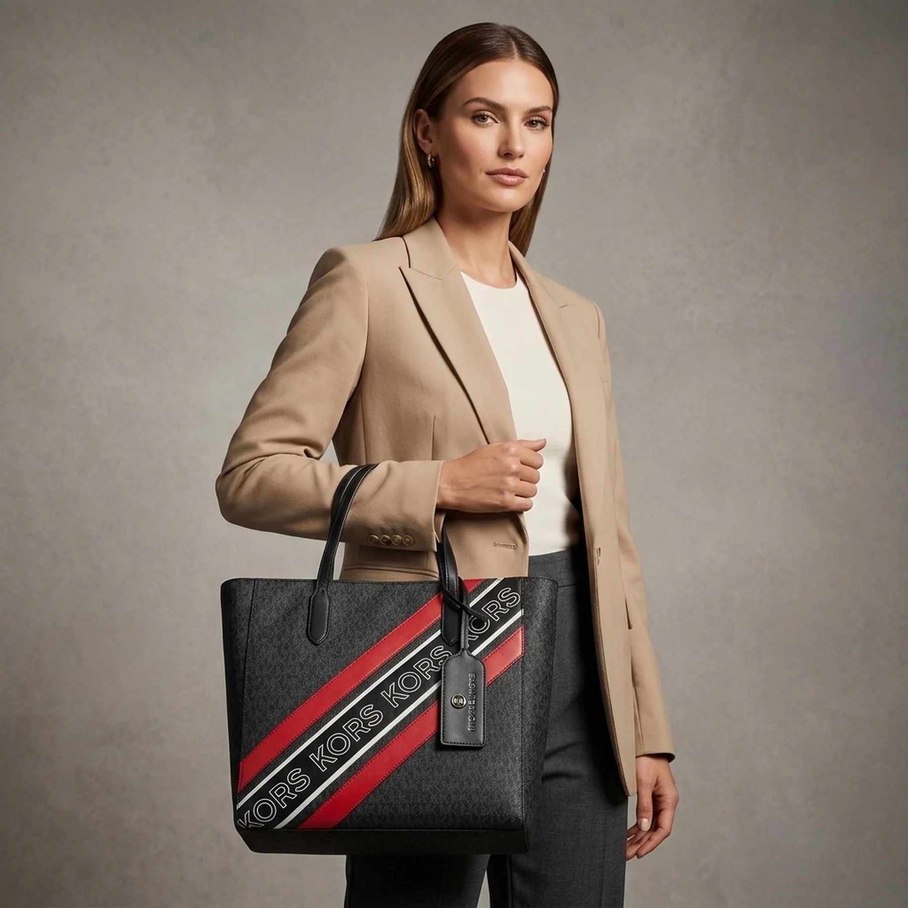Сумка жіноча Michael Kors на блискавці 1159818893 (Чорний One size)