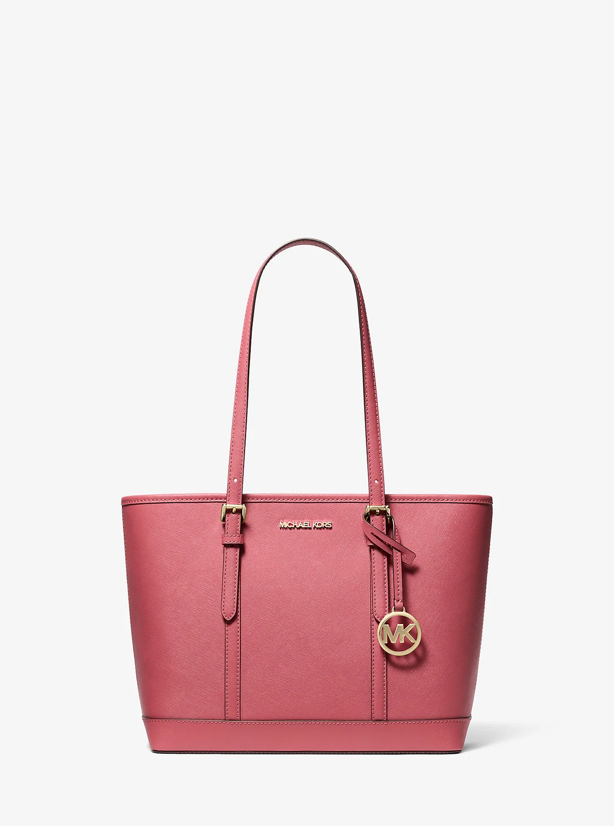 Сумка жіноча Michael Kors на блискавці 1159823443 (Рожевий One size)