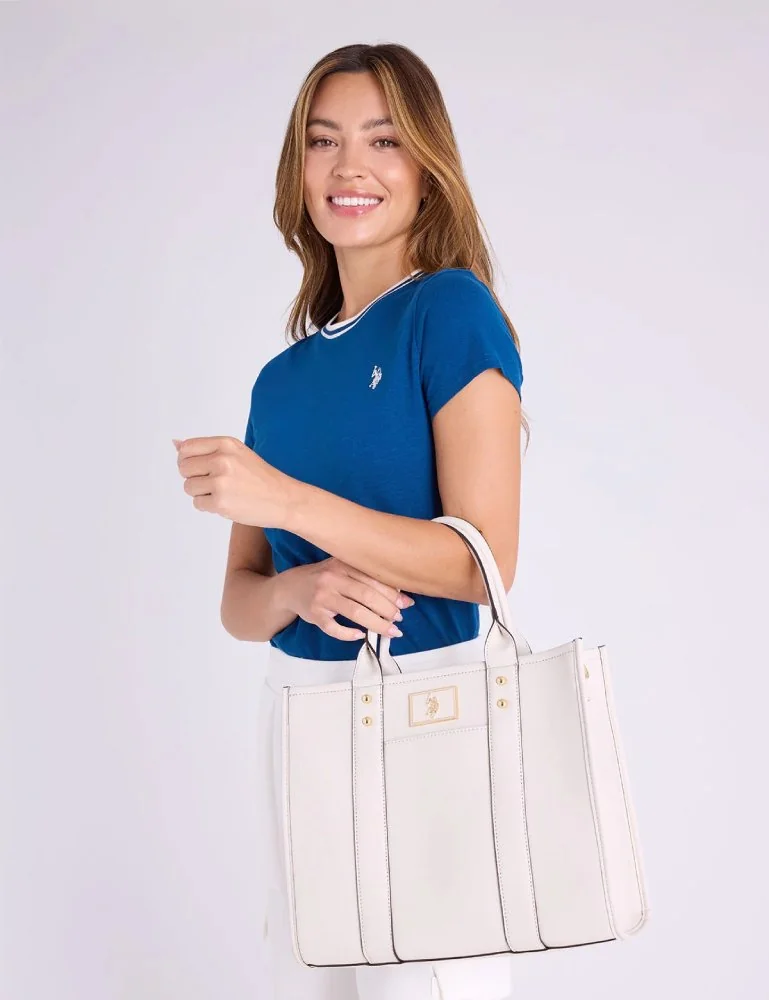 Сумка жіноча US Polo Assn з довгим ремінцем 1159850003 Молочний
