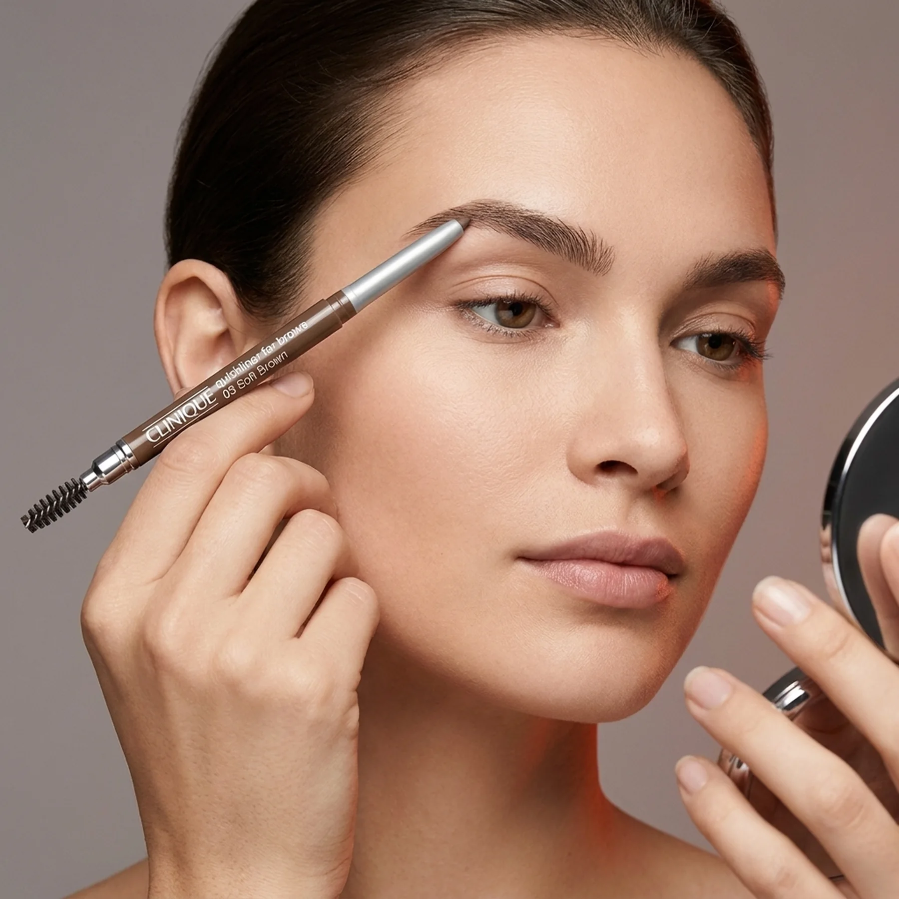 Супертонкий карандаш для бровей Clinique Quickliner 0.06 г 03 Soft Brown