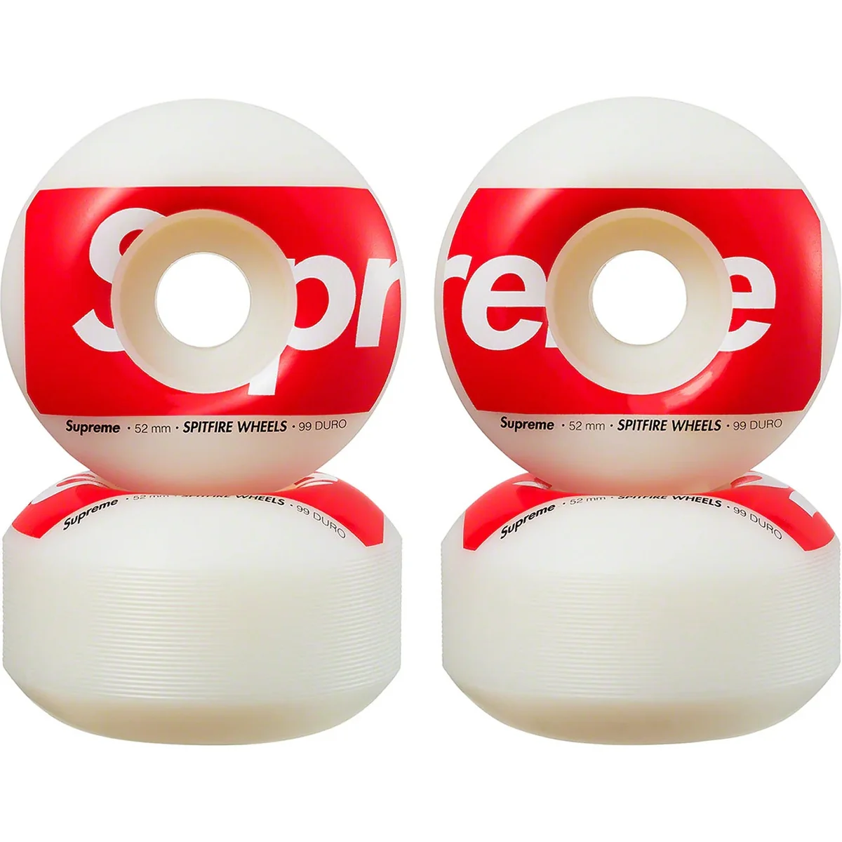 Supreme®/Spitfire® Shop Wheels White (Set Of 4)