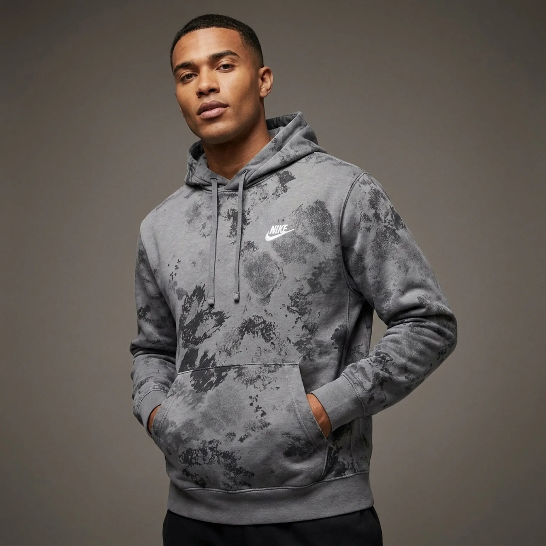 Светр чоловічий Nike K Nsw Club Ft Hdy Wash Aop (FN8737-084)