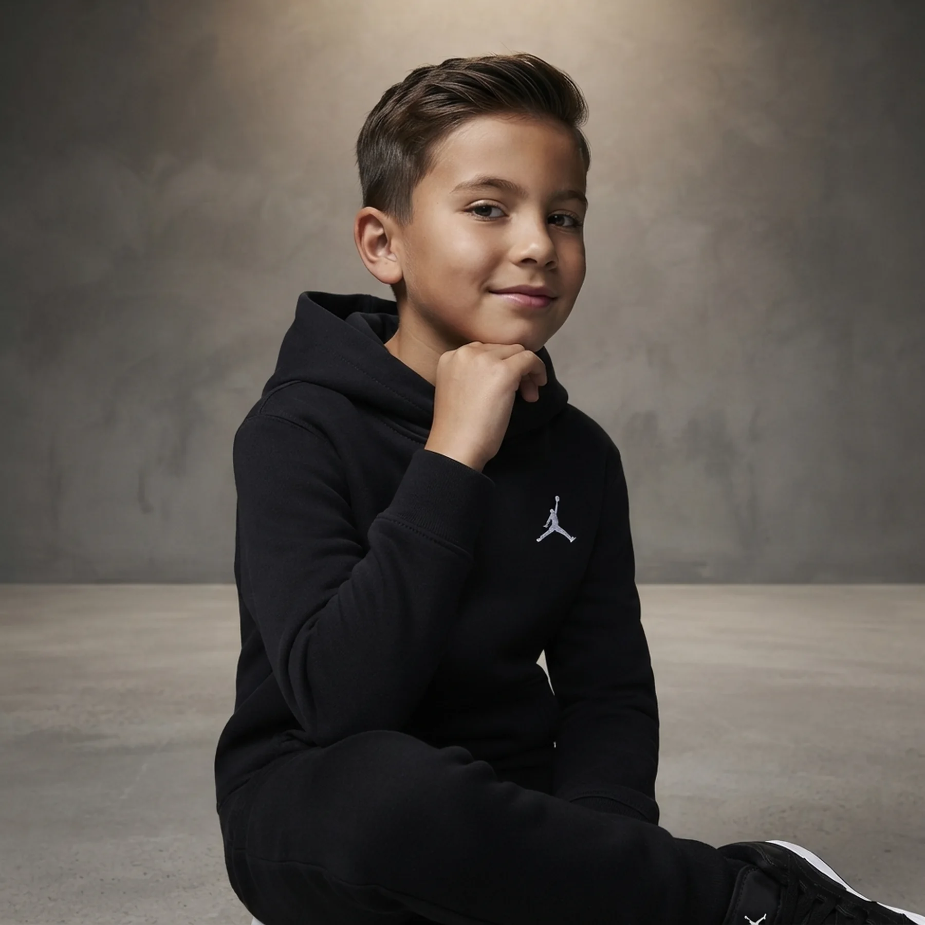 Светр дитячий Jordan Mj Brkln Ft Po Hoodie Black (95F121-023)