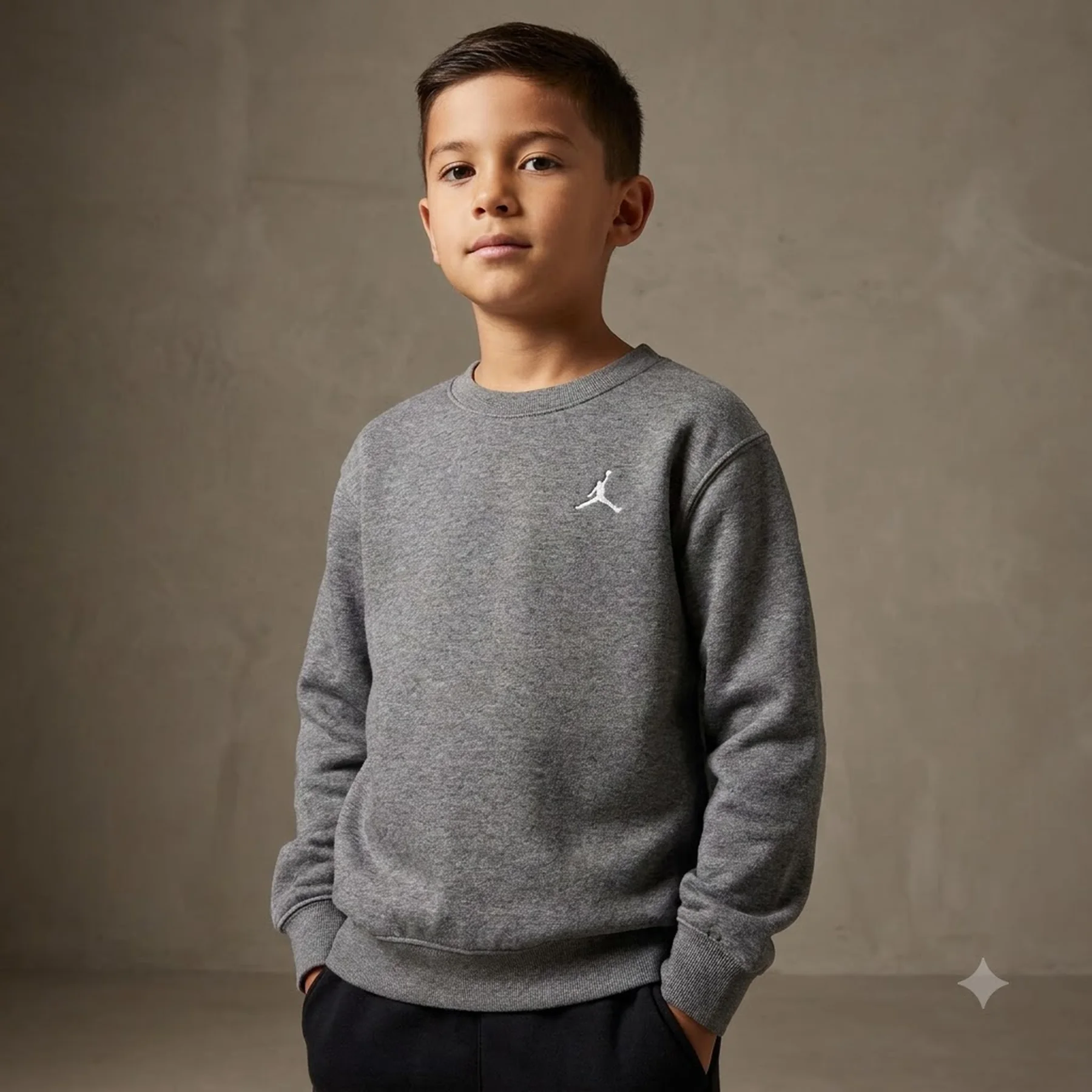 Светр дитячий Jordan Sweatshirt Grey (95F122-GEH)