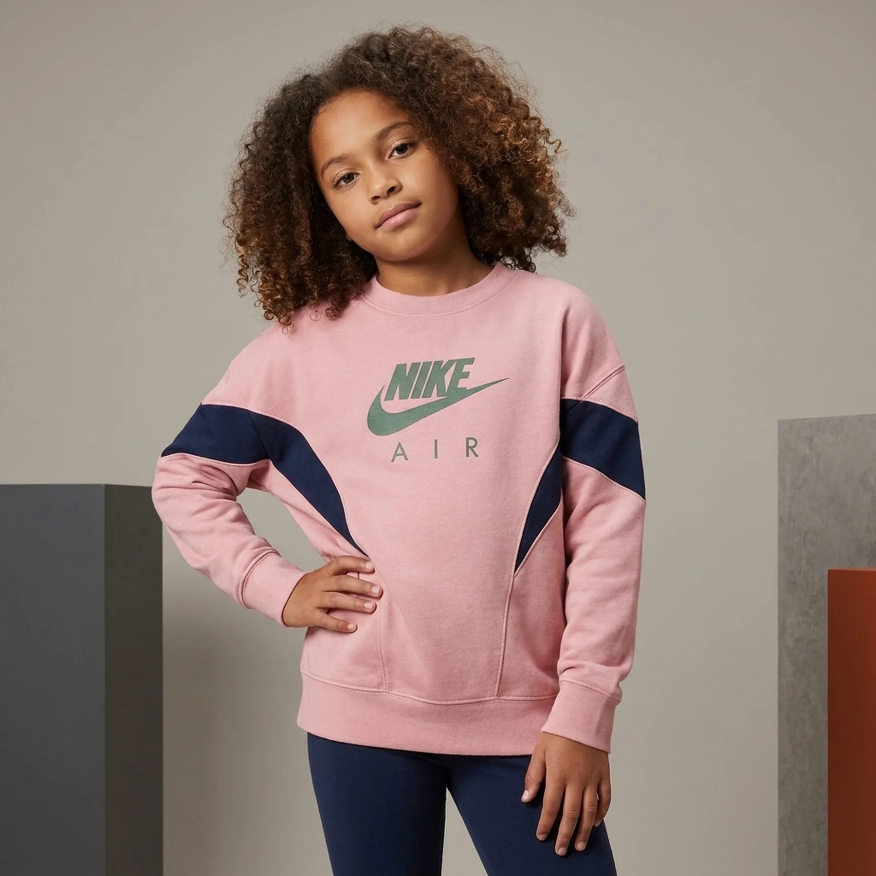 Светр дитячий Nike Air French Terry Kiz (DR8532-010)