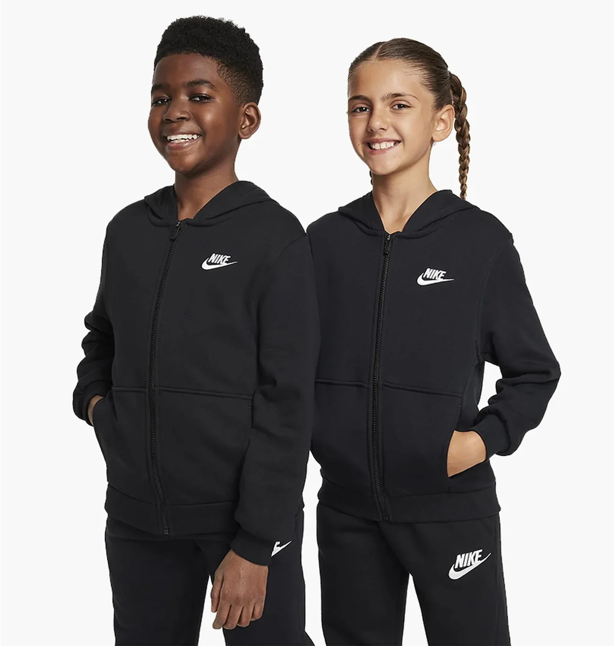 Светр дитячий Nike Club Fleece Older French Terry Full-Zip Hoodie (FD3017-010)