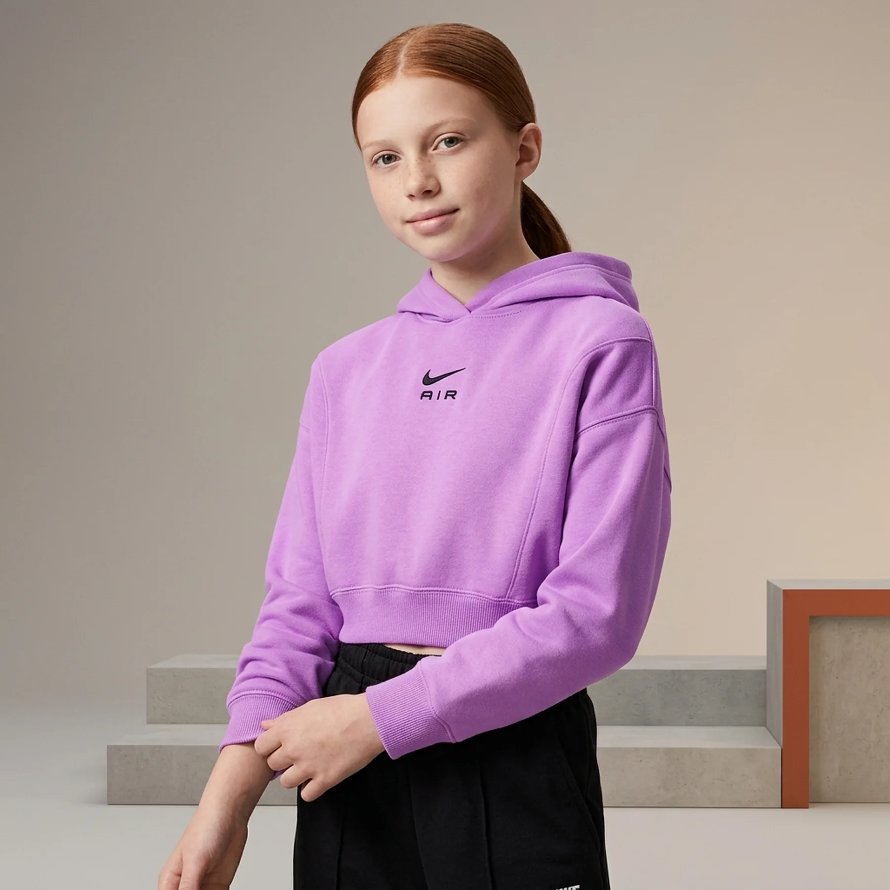 Светр дитячий Nike Nsw Air Crop Hoodie (DX5008-532)