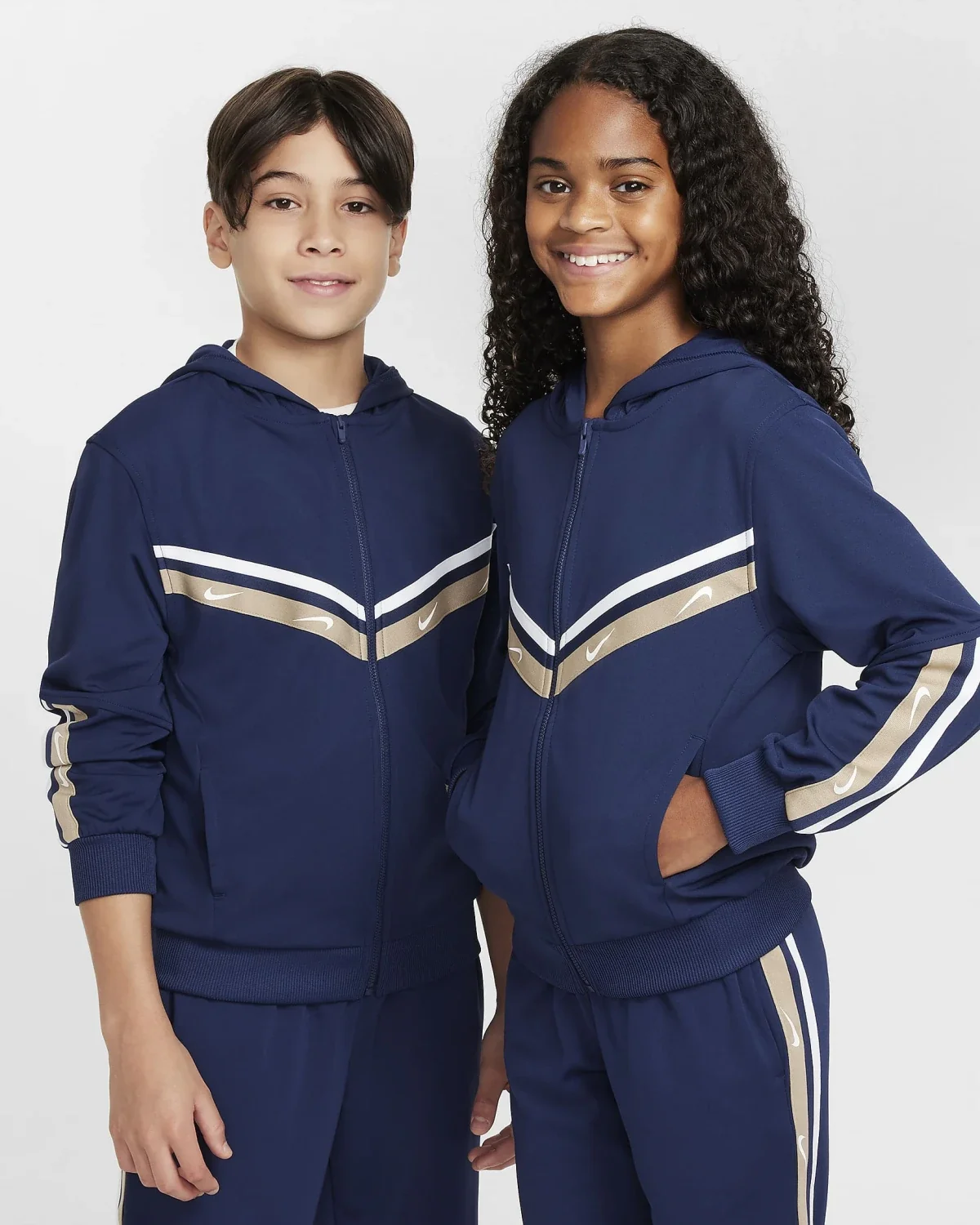 Светр дитячий Nike Nsw Club+ Poly Fz Hoodie Blue (FZ4906-410)