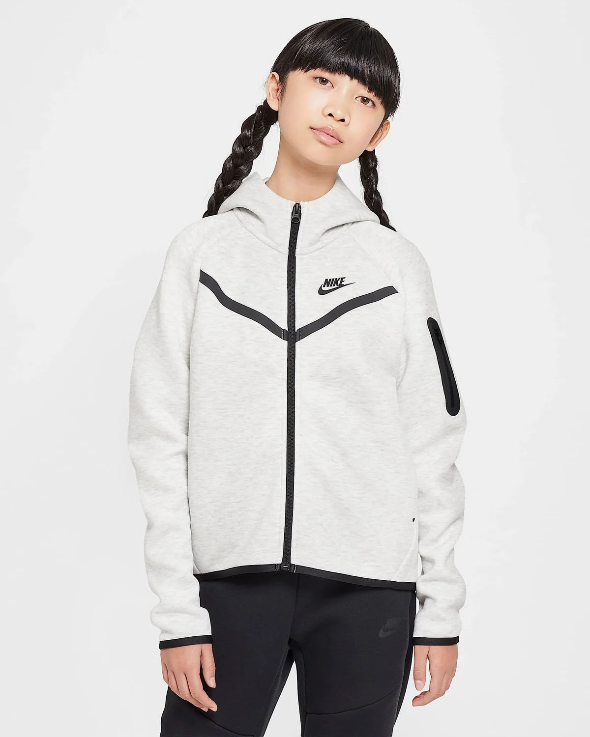 Светр дитячий Nike Sportsweartech Fleece Grey (HV8695-013)