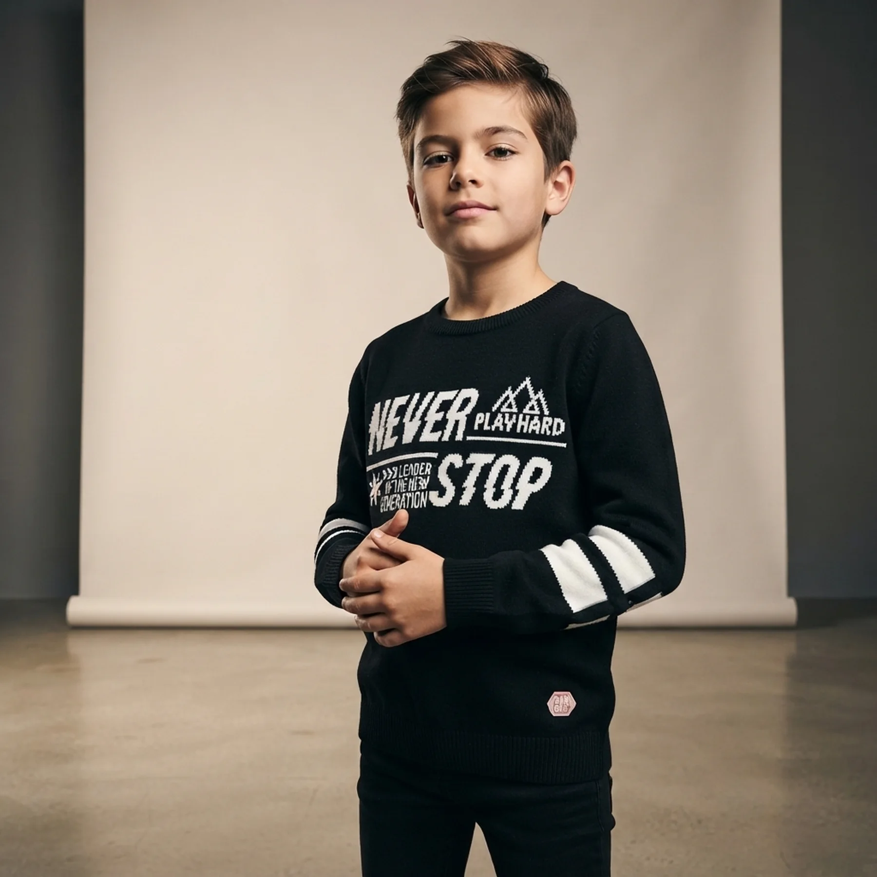Светр дитячий Piazza Italia Sweater (70045-BLACK)