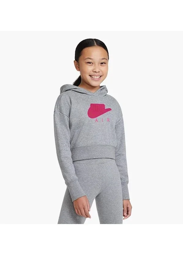 Светр підлітковий Nike G Nsw Air Ft Crop Hoodie Hbr (DA1173-091)