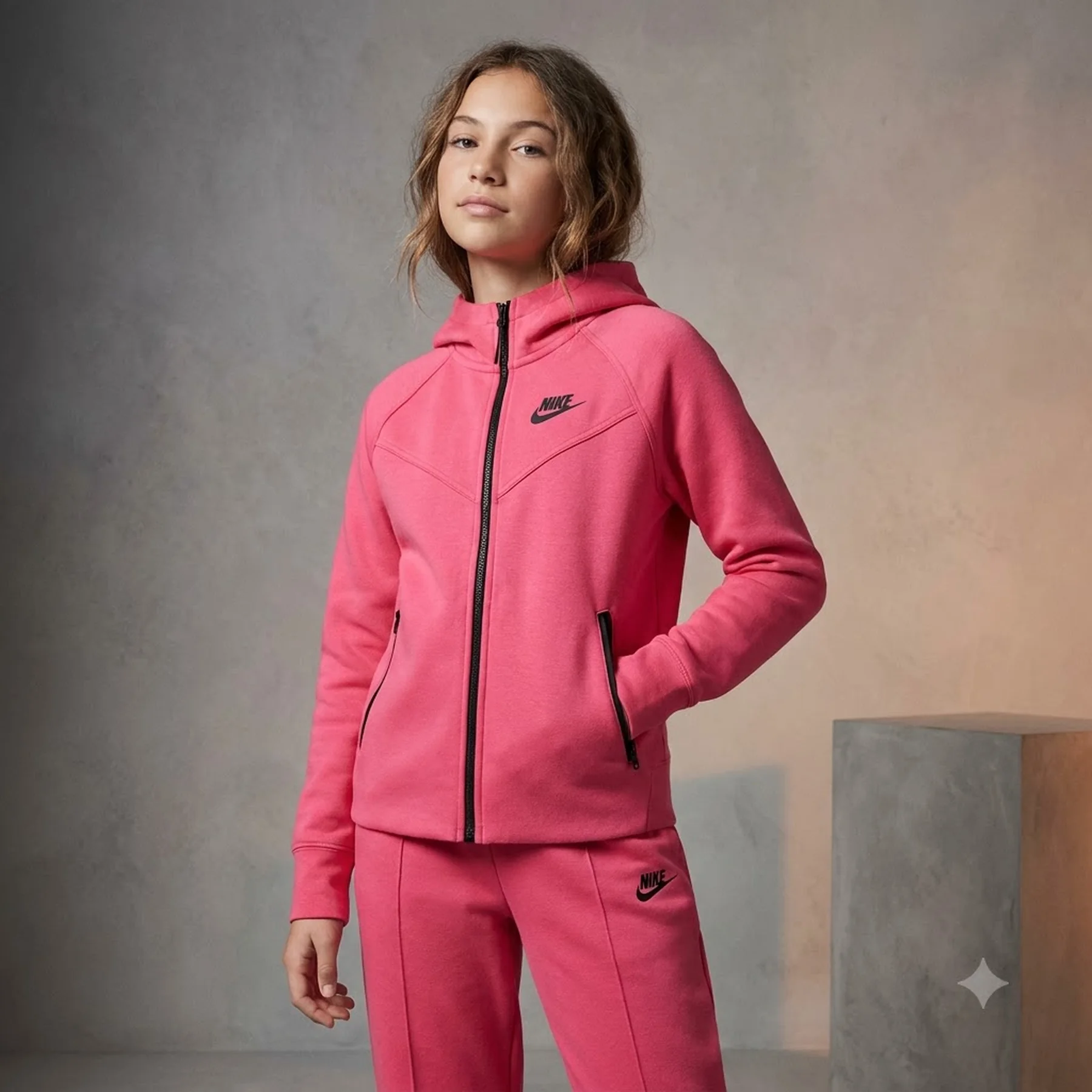 Светр підлітковий Nike Nsw Tech Fleece Hd Fz Ls (FD2979-629)