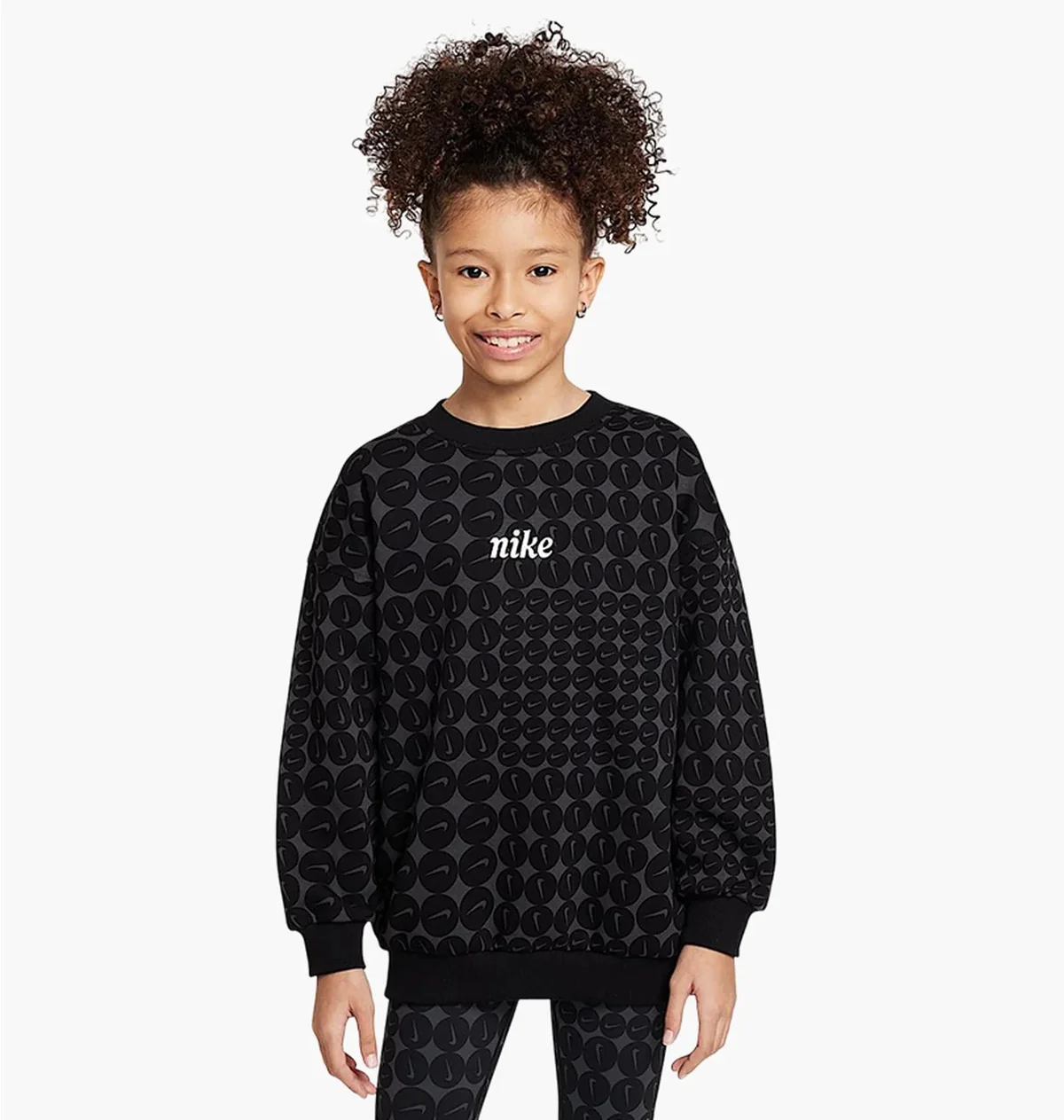 Светр підлітковий Nike Sportswear Club Fleece Oversized Crew-Neck (HF8209-010)