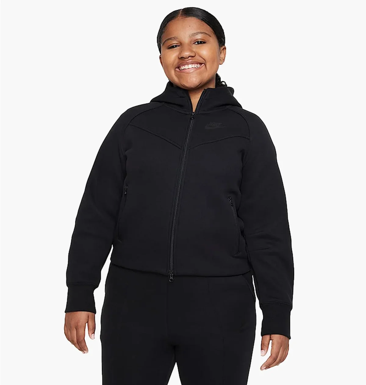 Светр підлітковий Nike Sportswear Tech Fleece Full-Zip Hoodie (Extended Size) (FD2980-010)