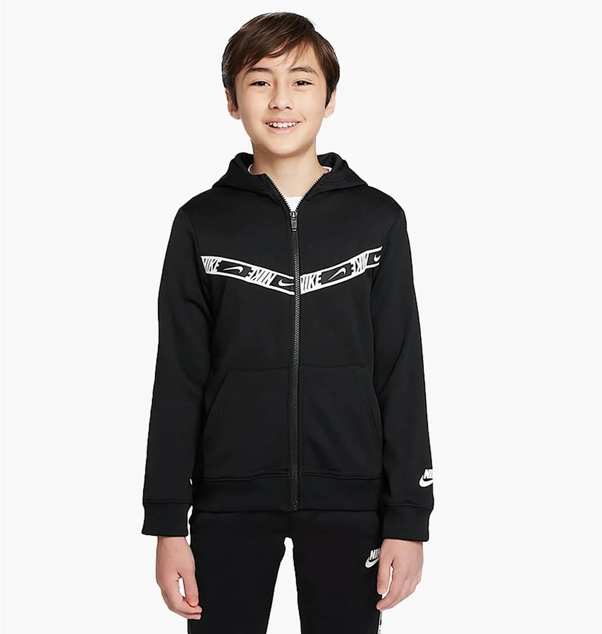 Светр підлітковий Nike Swoosh Repeat Hoodie (DQ5100-010)
