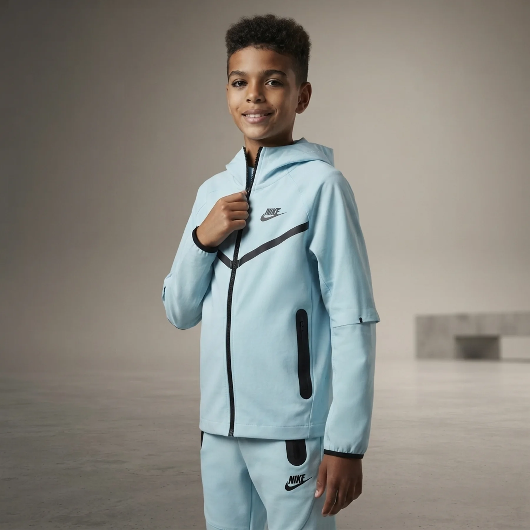 Светр підлітковий Nike Tech Woven Jacket (HQ8911-474)