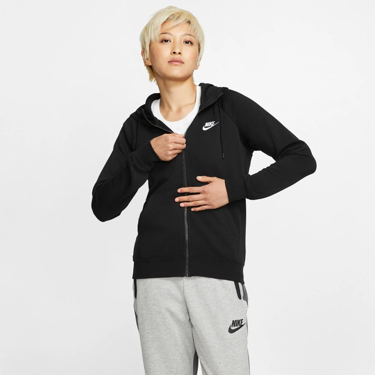Светр жіночий Nike W Nsw Essntl Flc Fz Hoodie (BV4122-010)