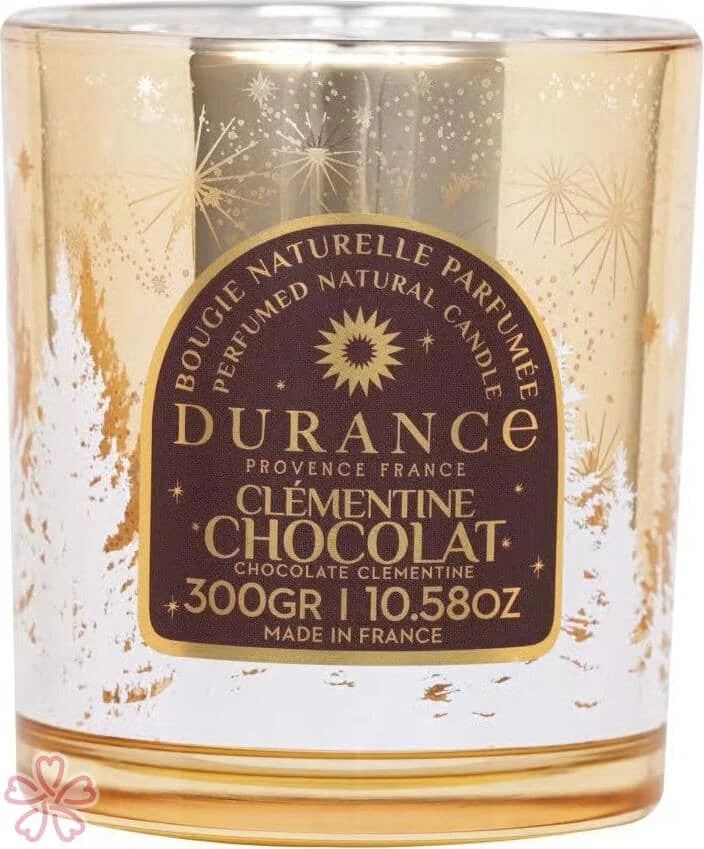 Свеча парфюмированная Durance Candle Wooden Wick 300 г "Клементина" з шоколадом