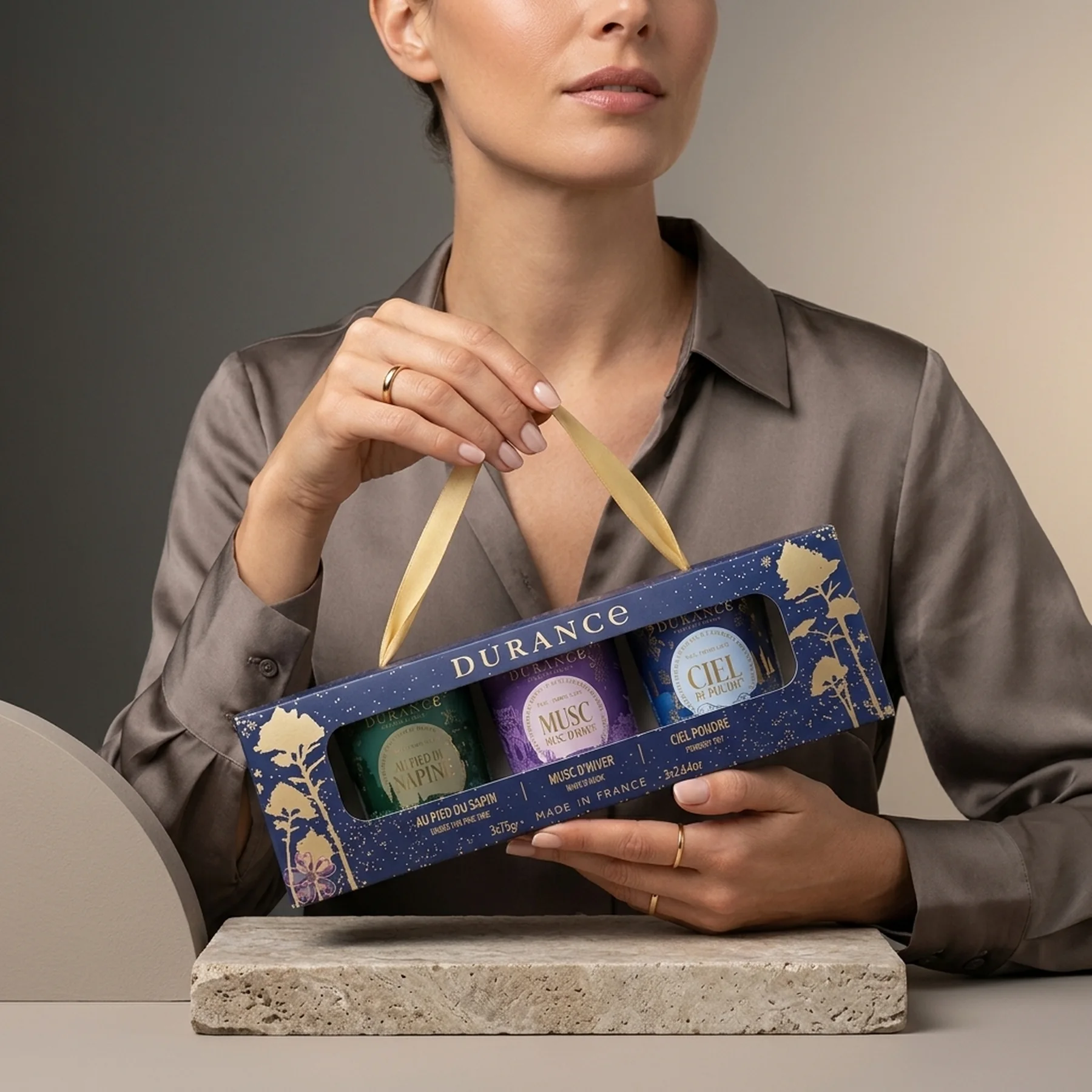 Свеча парфюмированная Durance Coffret Bougies Parfumees 3 * 75 г