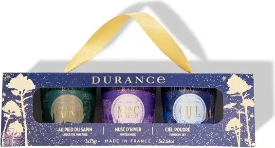 Свеча парфюмированная Durance Coffret Bougies Parfumees 3 * 75 г