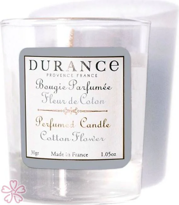 Свеча парфюмированная Durance Mini Perfumed Candle 30 г Квіти бавовни