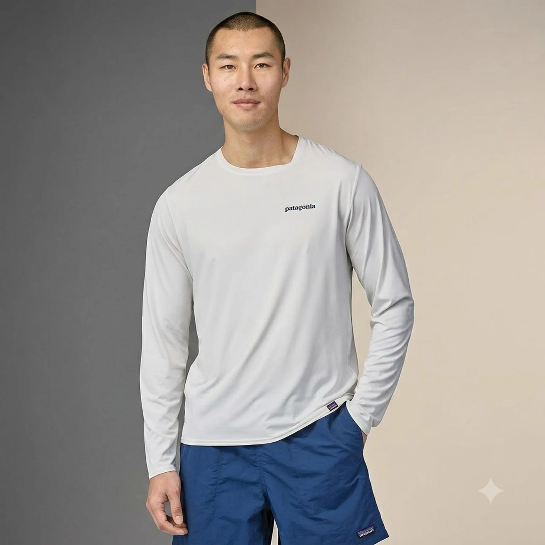Світшорт Patagonia Men's Long-Sleeved Capilene® Cool Daily Graphic Shirt - Waters