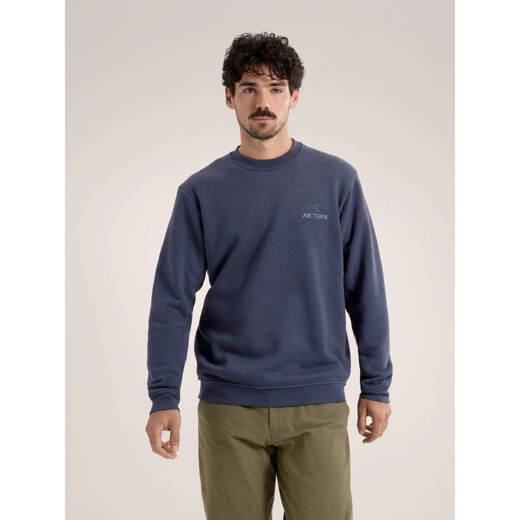Світшот Arc'teryx Emblem Fleece Crew Black Sapphire