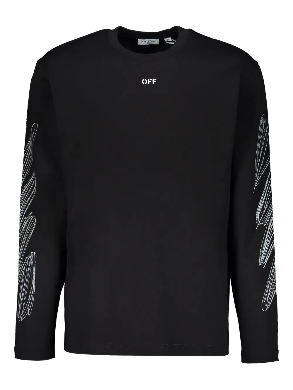 Світшот чоловічий Off-White Men's Long Sleeve T-Shirt Scribble Diags