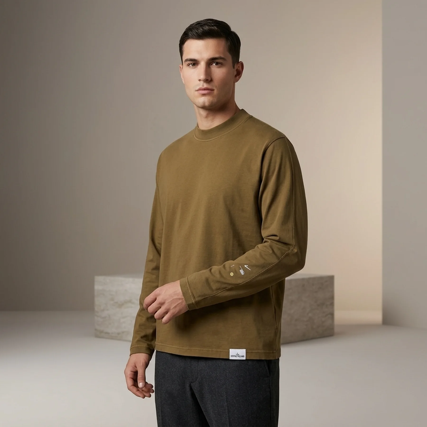 Світшот чоловічий Stone Island Long Sleeve Pczec