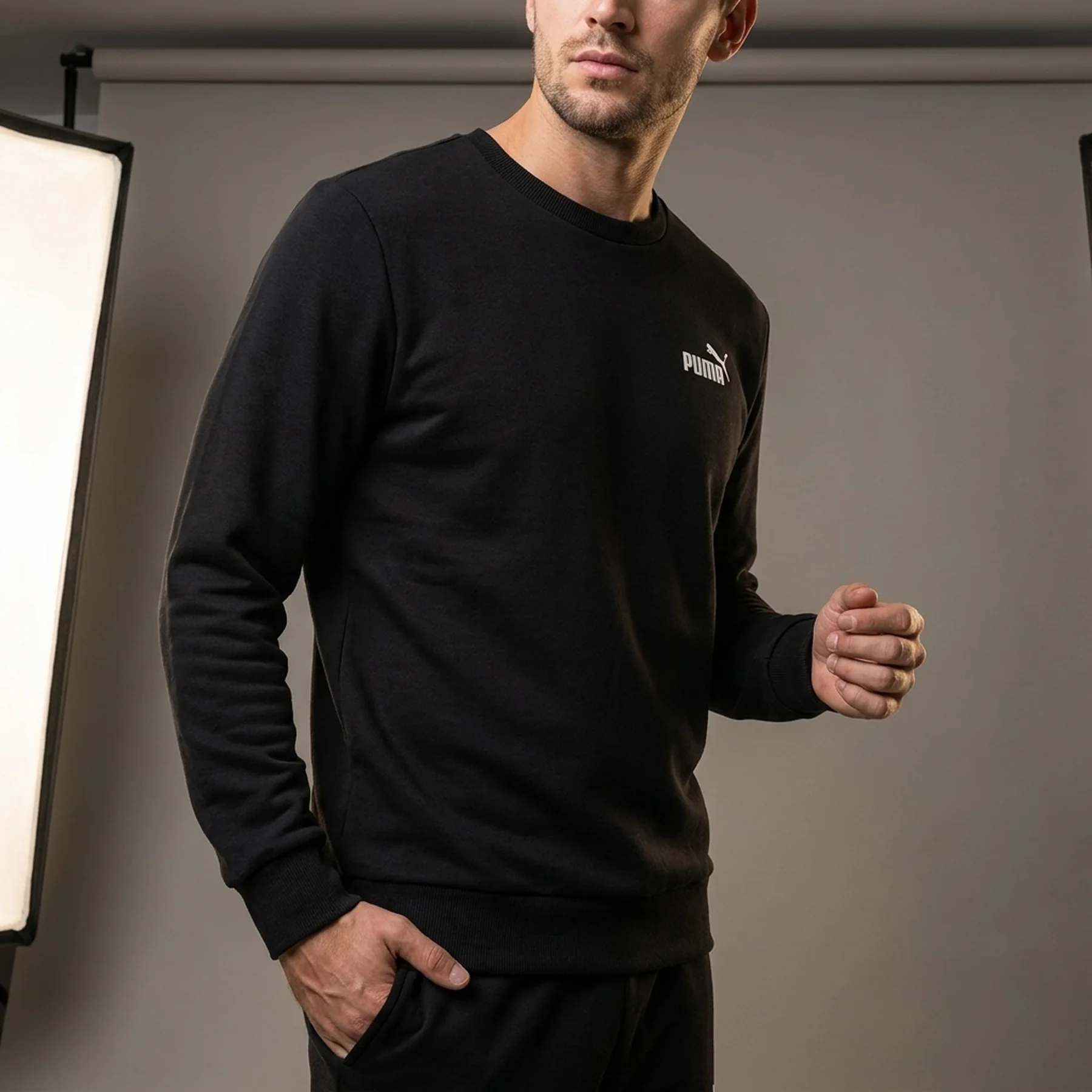 Світшот ESS Crew 68256801 Puma L Чорний