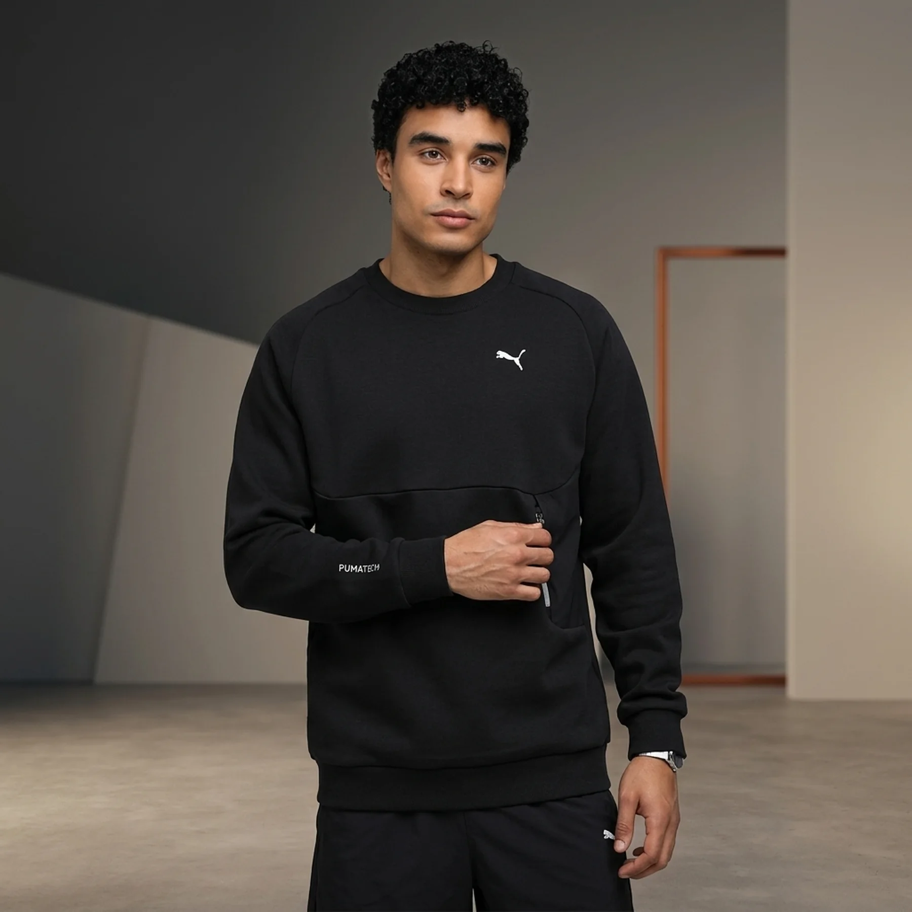 Світшот-крю PUMA BLUZA TECH RELAXED FL