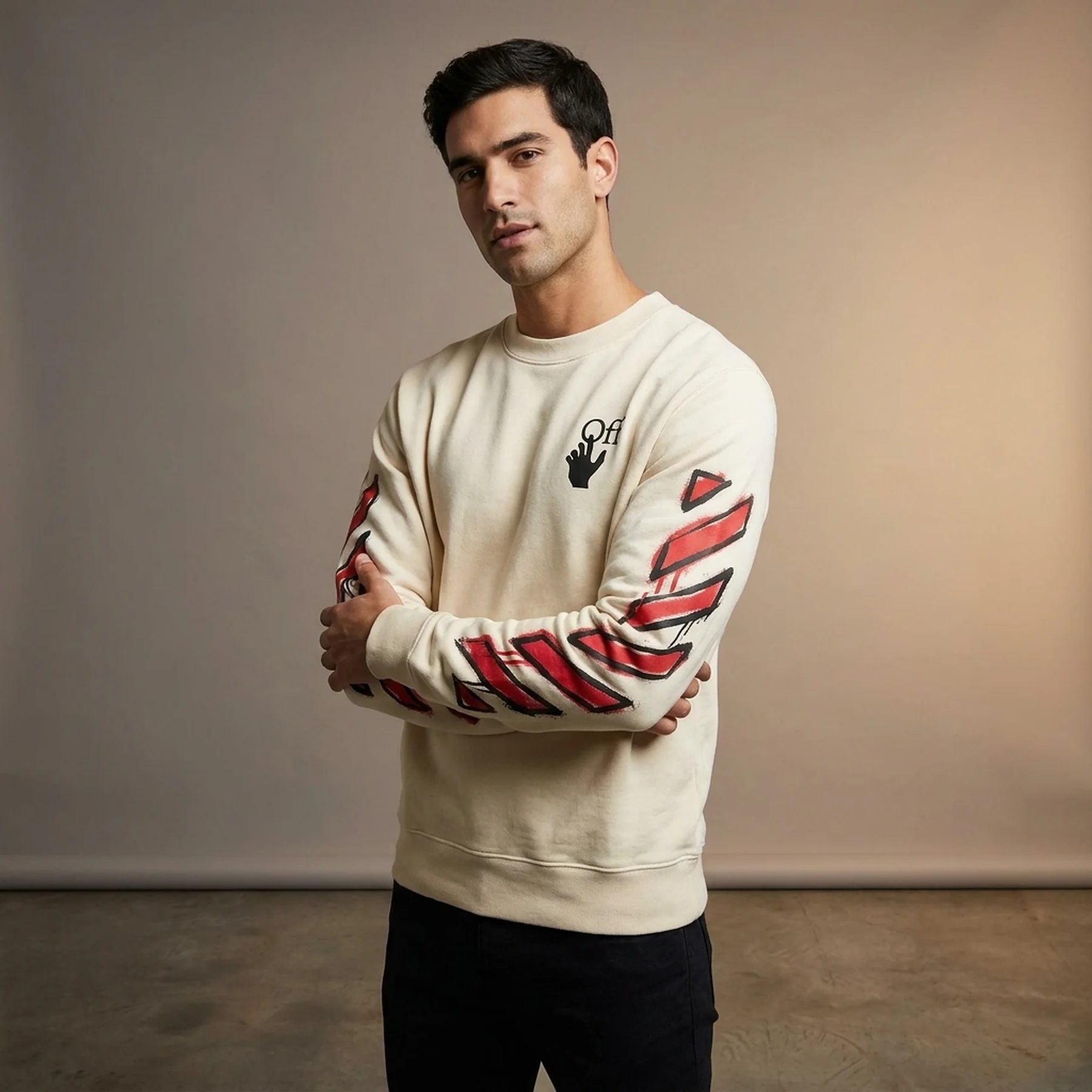 Світшот Off-White Graffiti Crewneck
