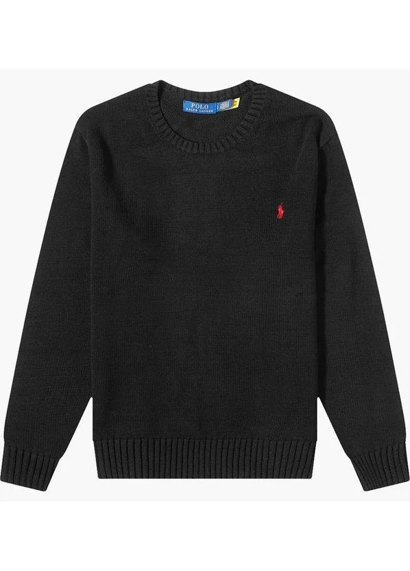 Світшот Polo Ralph Lauren Cotton Crew Neck Sweater black