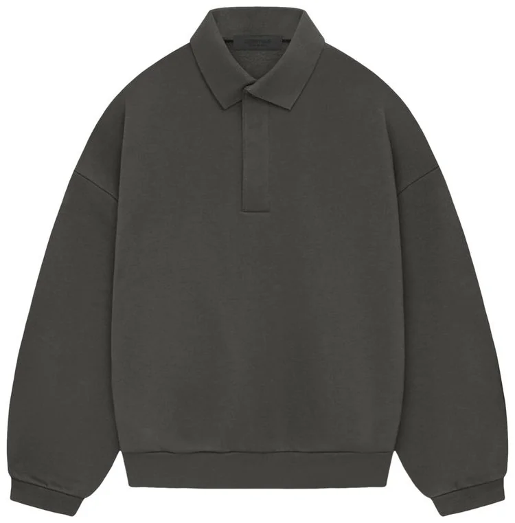 Світшоти Essentials Fear of God Essentials Gray Long Sleeve Polo