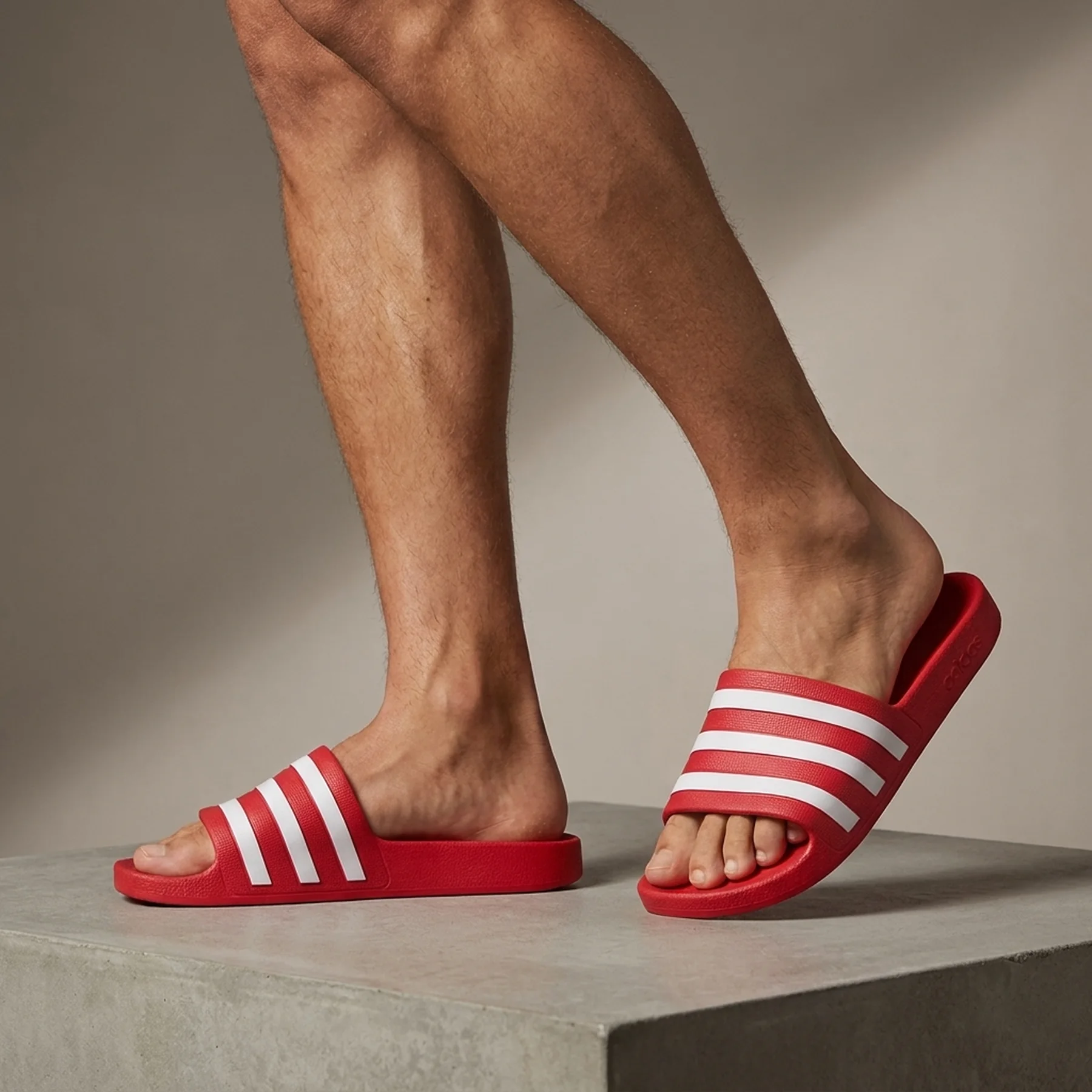 Тапочки чоловічі Adidas Adilette Aqua Red (F35540)