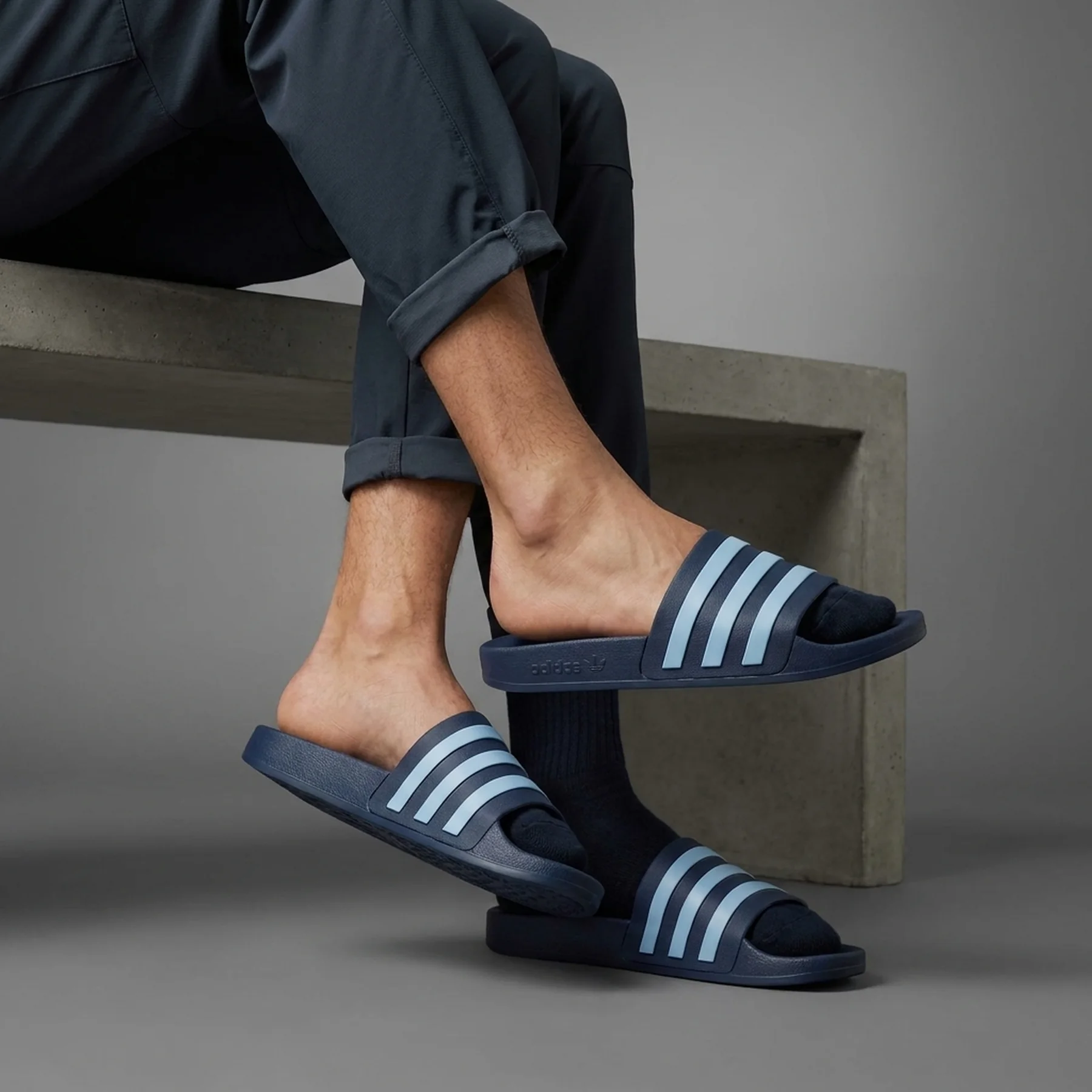 Тапочки чоловічі Adidas Adilette Sportswear (EG1757)
