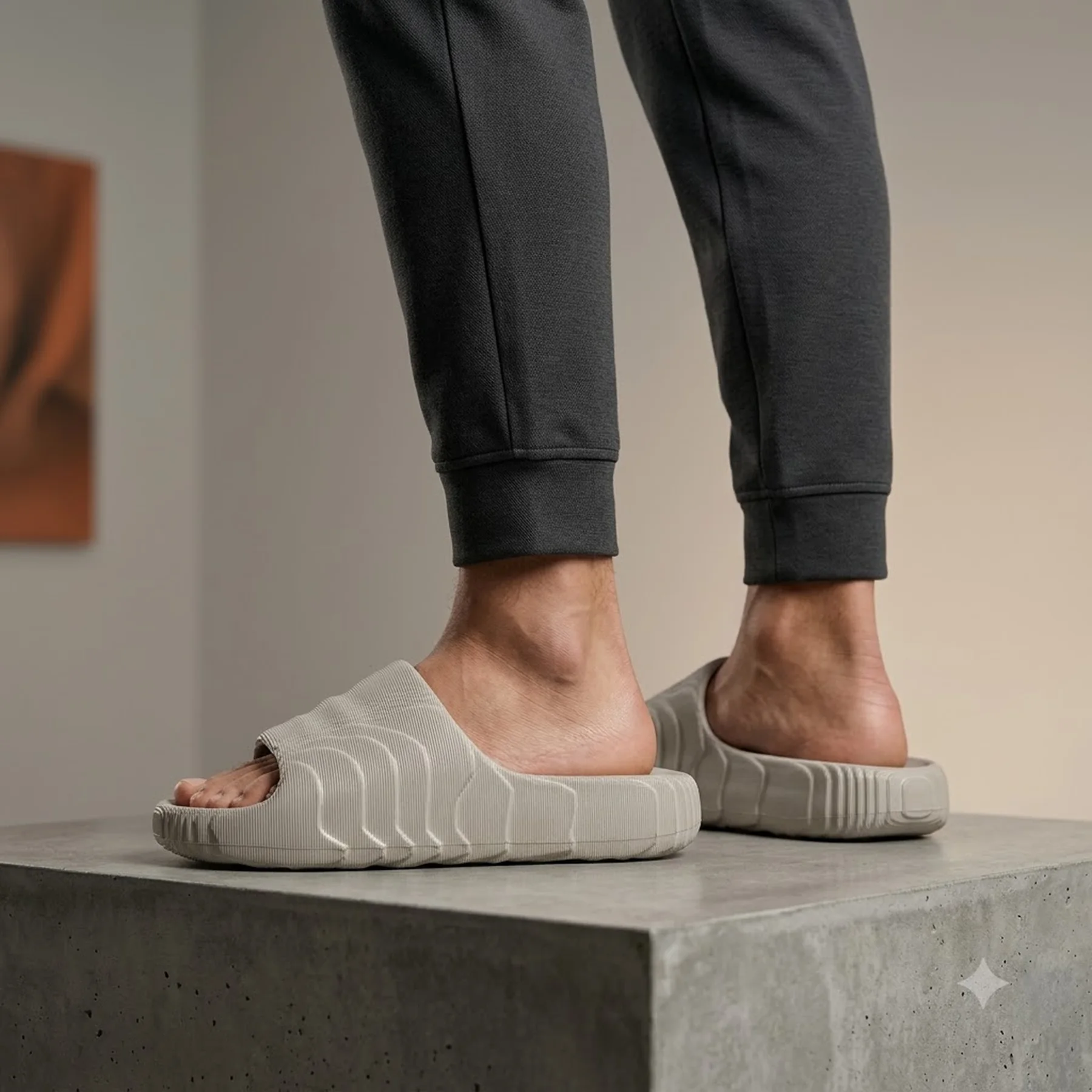 Тапочки чоловічі Adidas Yeezy Foam Runner Beige G55486 40.5
