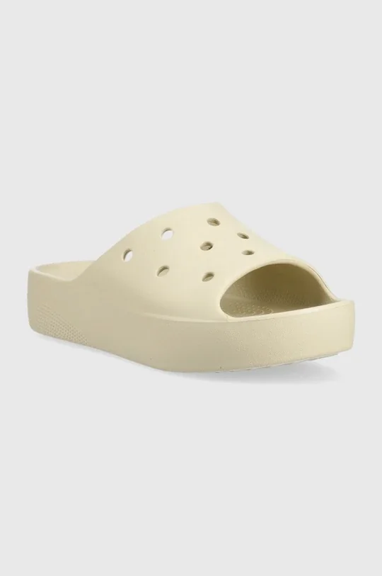 Тапочки CLASSIC PLATFORM SLIDE 208180-2Y2 CROCS W6 (36-37) Бежевий