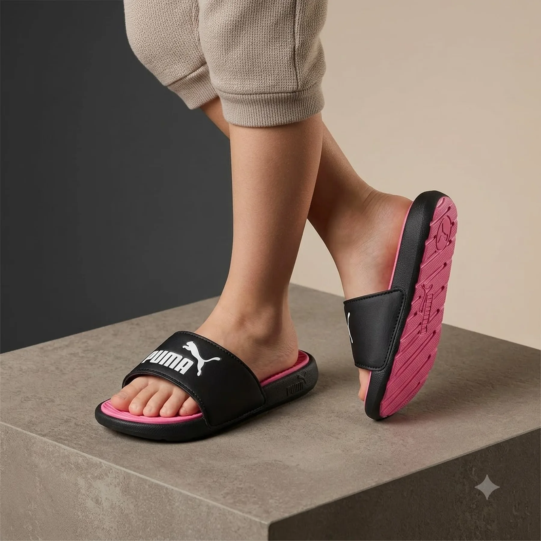 Тапочки дитячі Puma Cool Cat 2.0 Black (390884-03)