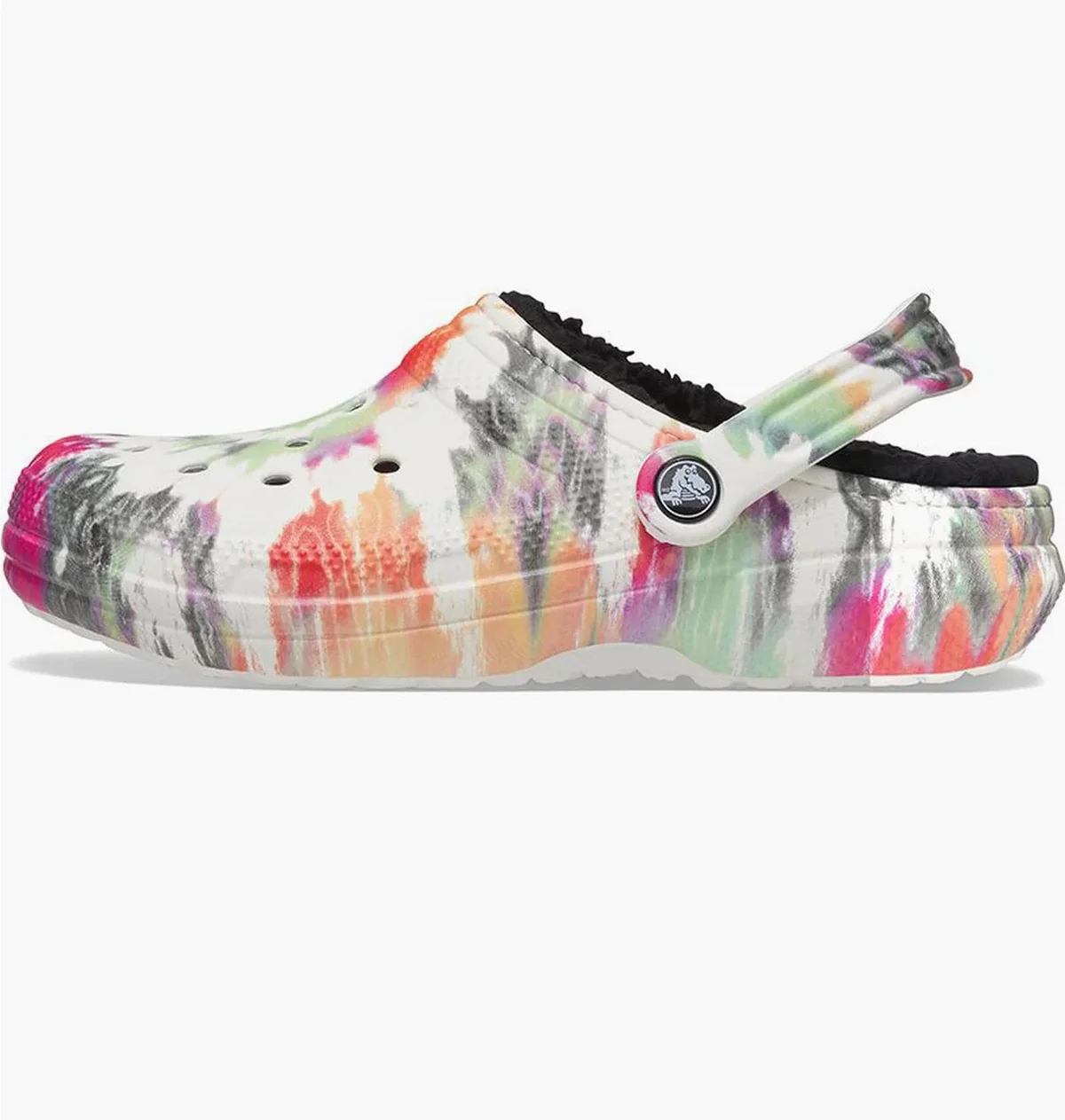 Тапочки унісекс Crocs Classic Lined Tie-Dye Clog Multi (206341-0C4)