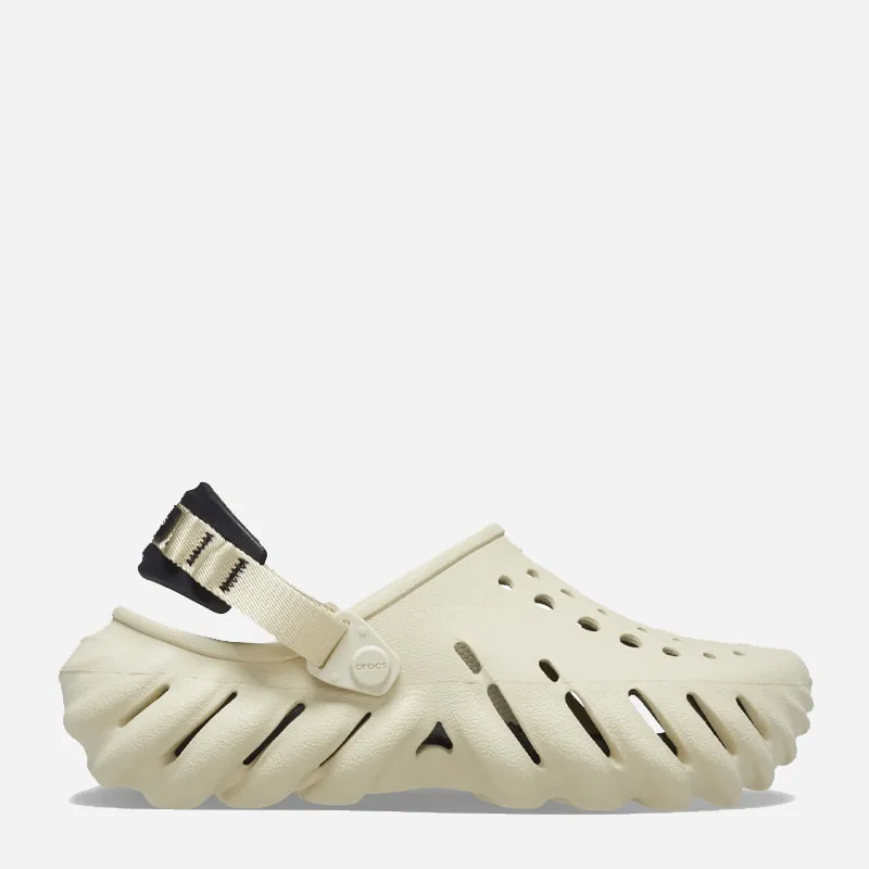 Тапочки унісекс Crocs Echo Clog Bone/Blk (207937-2YJ)