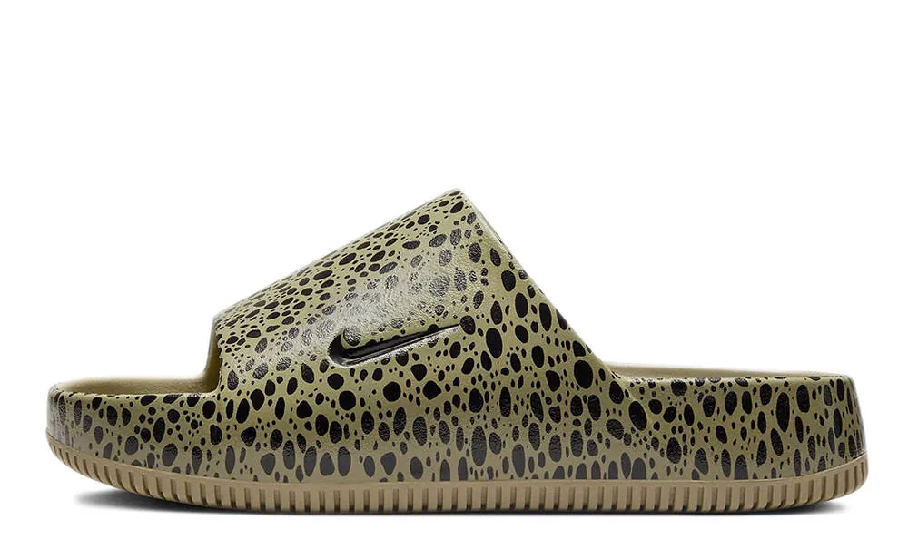 Тапочки жіночі Nike Calm Slide Print Ns Olive (HM5072-200)