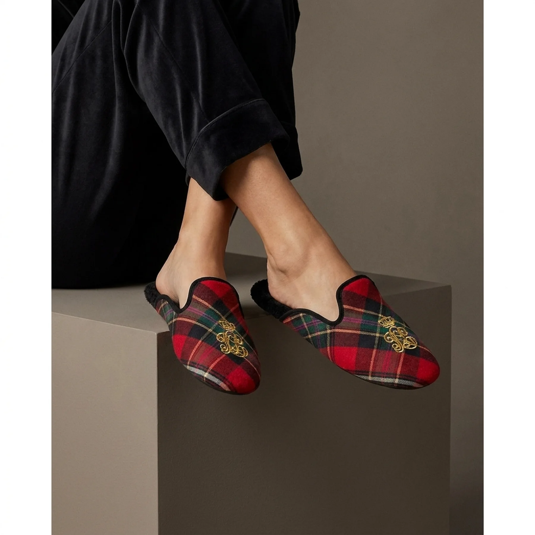 Тапочки жіночі Polo Ralph Lauren домашні кімнатні 35-36