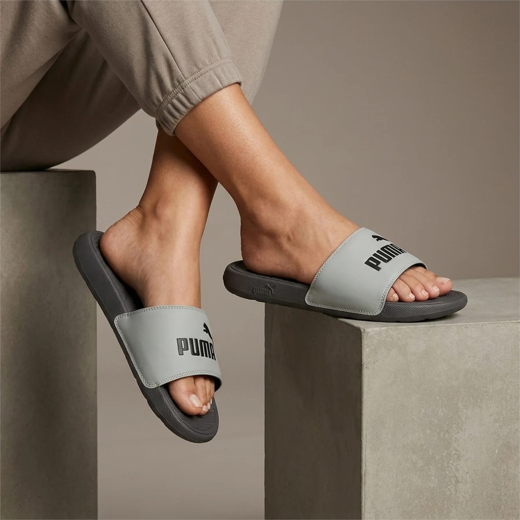 Тапочки жіночі Puma Womens Cool Cat 2.0 Slide Sandal Grey (389110-26)