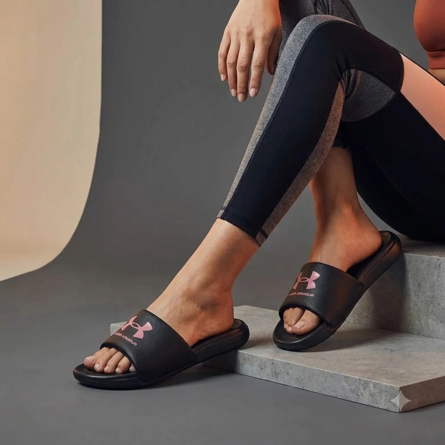 Тапочки жіночі Under Armour Slides Ua W Ansa Fix Sl-Blk Black (3023772-007)